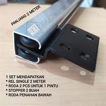 Roda Bawah Pintu Sliding Kayu